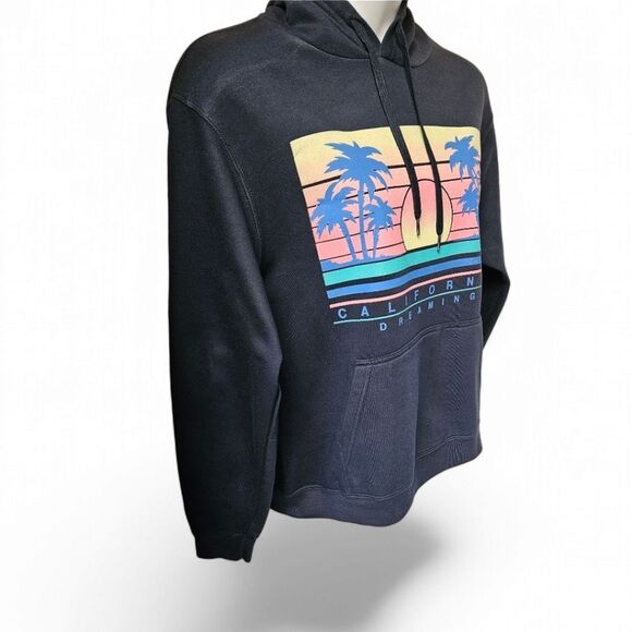 CALL YOUR MOTHER Women's California Dreaming Hooded Pullover Sweatshirt Size L - Picture 7 of 14